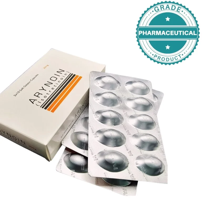 ARYNOIN CAPSULE (ISOTRETINOIN) 20mg PACK OF 30 SOFT GELATIN CAPSULES
