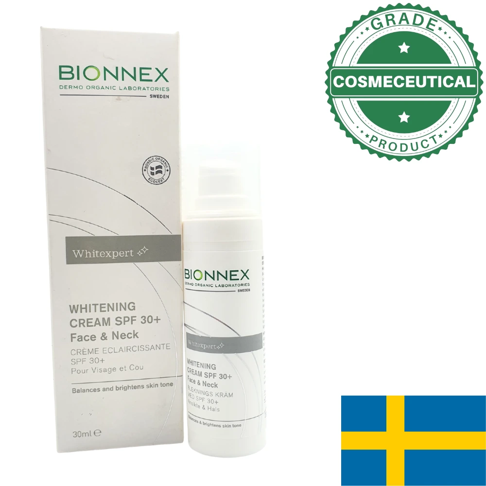BIONNEX WHITENING CREAM SPF 30 FACE AND NECK 30ml BIONNEX WHITENING CREAM SPF 30 FACE AND NECK 30ml