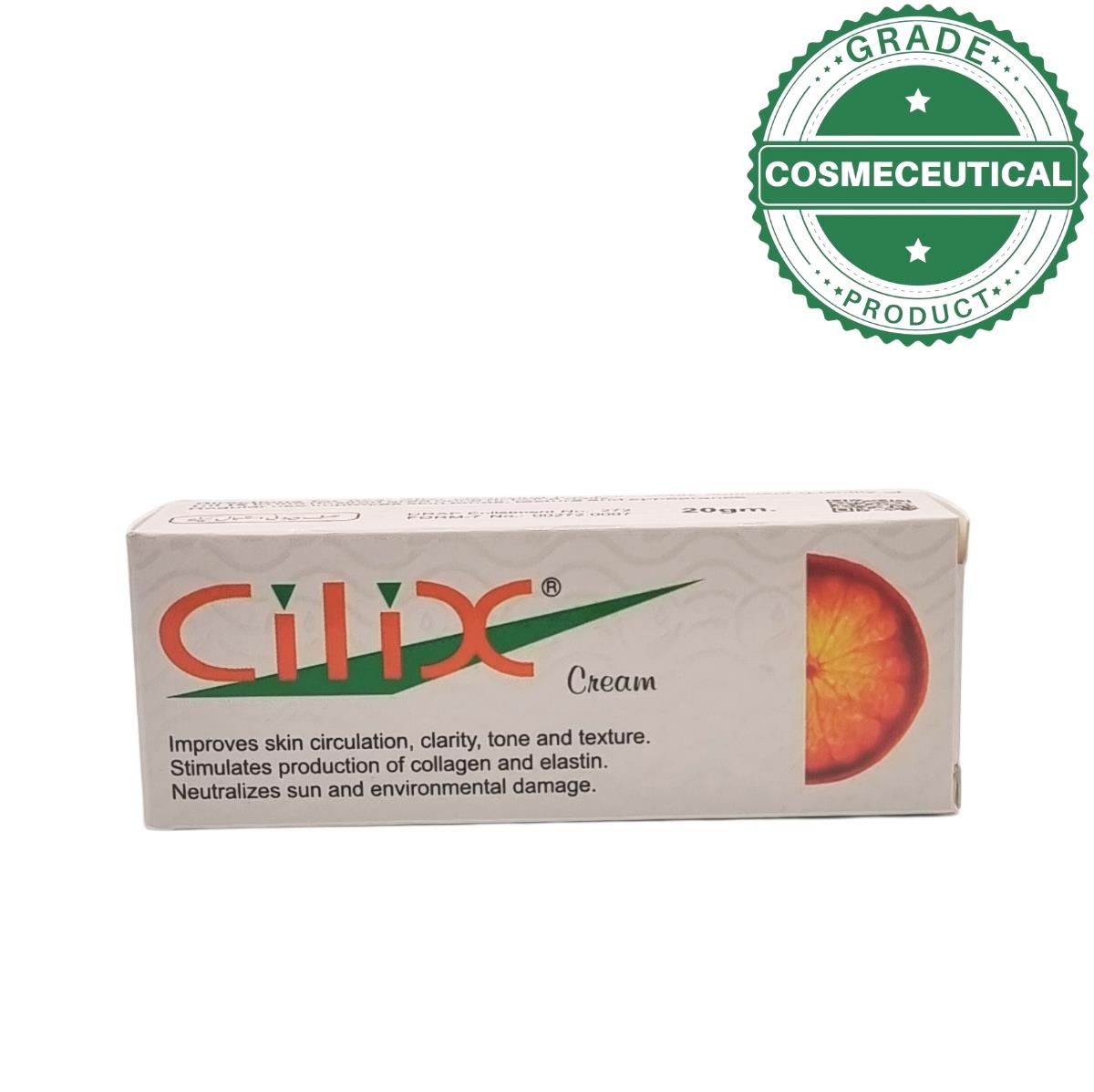 CILIX CREAM (SKIN CLARITY, IMPROVES SKIN CIRCULATION, TONE AND TEXTURE) 20gm a CILIX CREAM (SKIN CLARITY, IMPROVES SKIN CIRCULATION, TONE AND TEXTURE) 20gm - Image 2