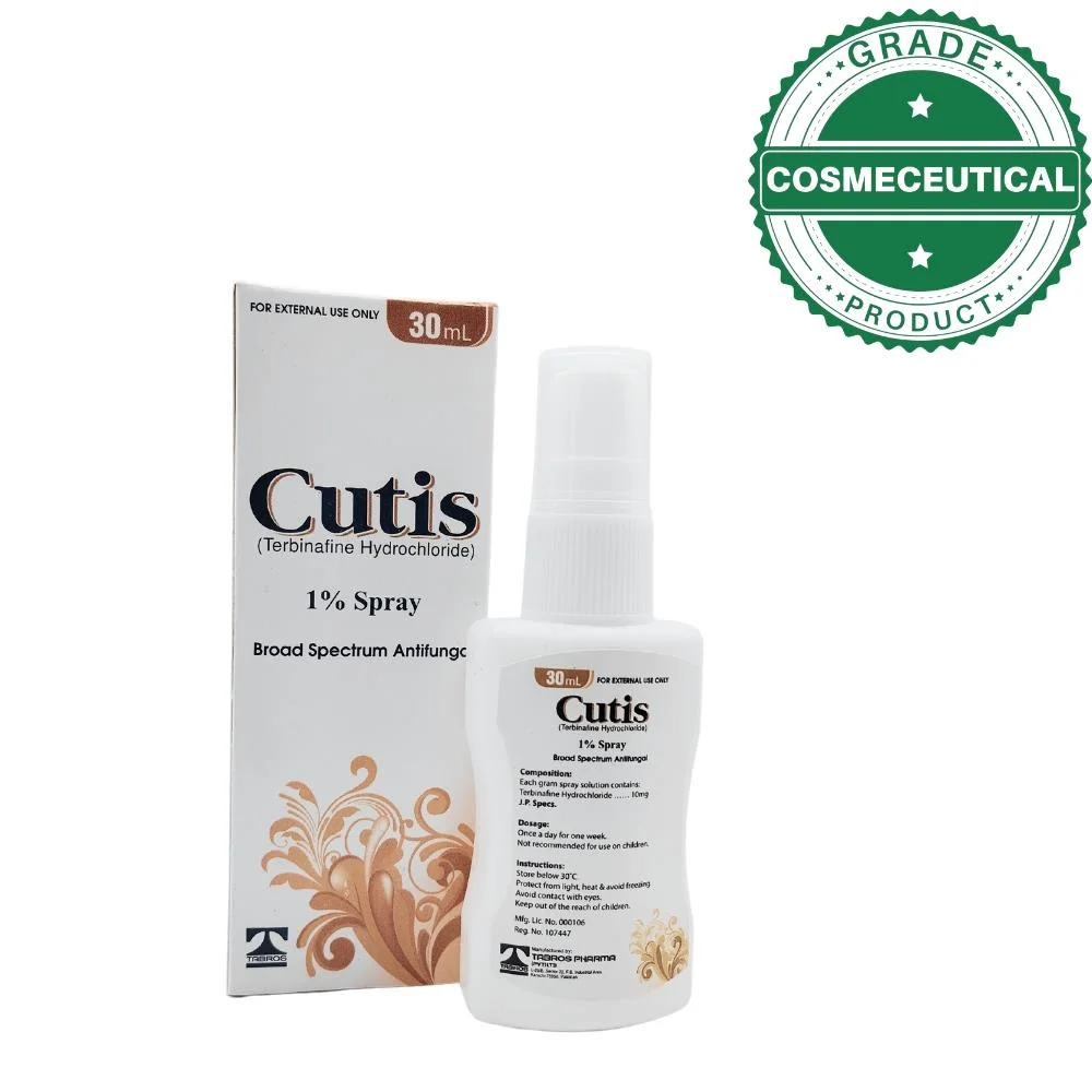 CUTIS 1% SPRAY (TERBINAFINE HYDROCHLORIDE) 30ml CUTIS 1% SPRAY (TERBINAFINE HYDROCHLORIDE) 30ml