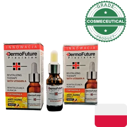 DERMOFUTURE ANTI AGING NIGHT SERUM WITH VITAMIN A 20ml (MADE IN POLAND)