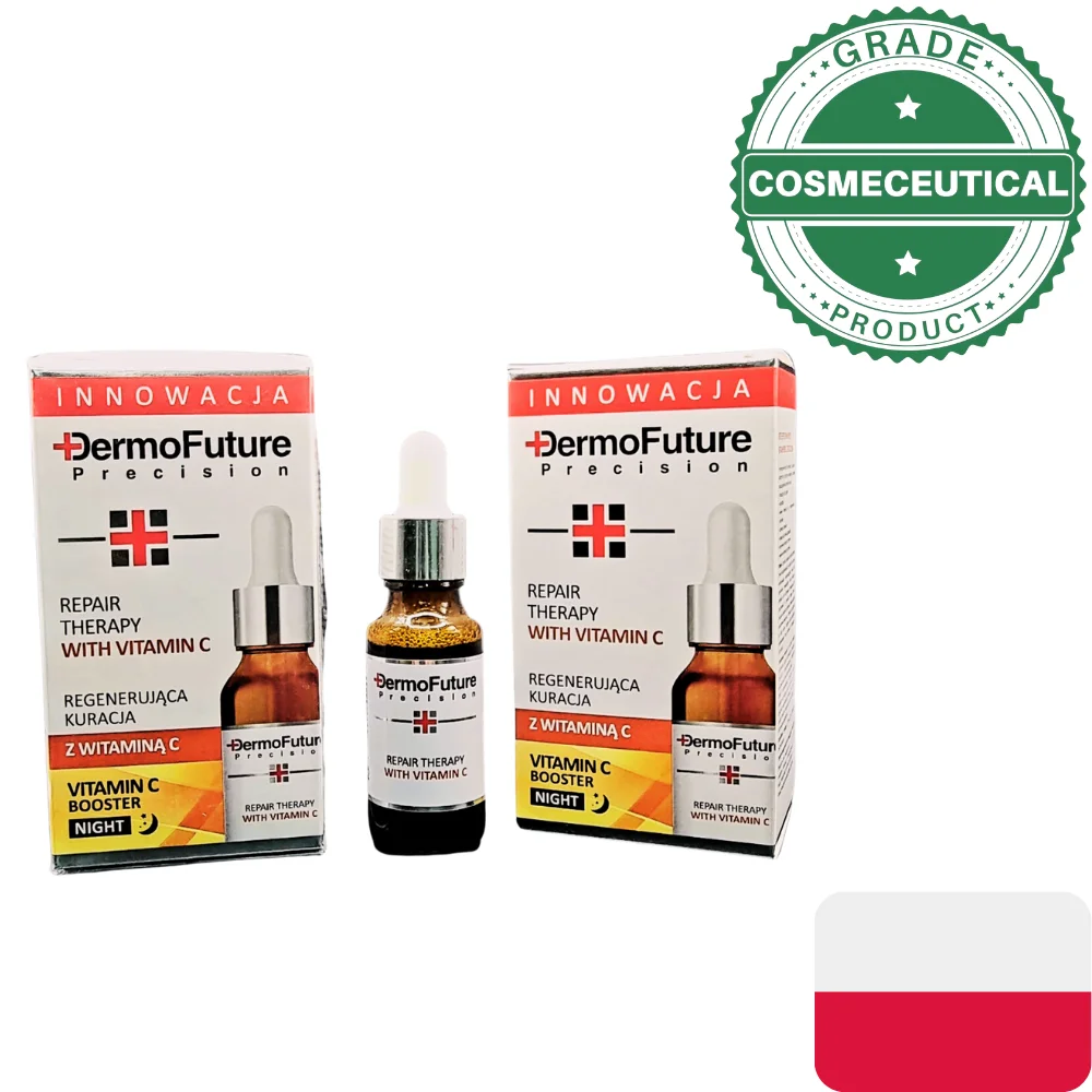 DERMOFUTURE VITAMIN C BOOSTER SERUM REPAIR THERAPY 20ml DERMOFUTURE VITAMIN C BOOSTER SERUM REPAIR THERAPY 20ml - Image 1