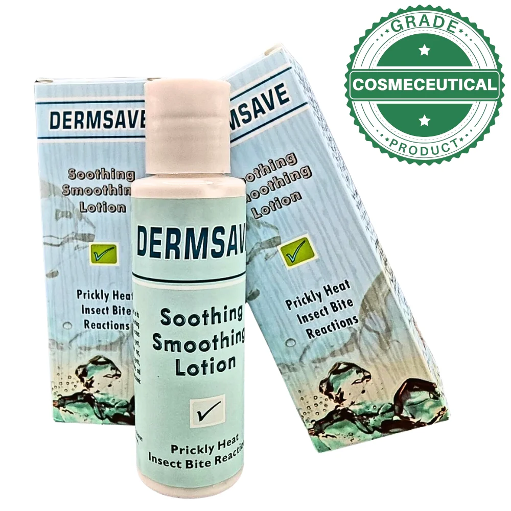 DERMSAVE PRICKLY HEAT INSECT BITE REACTIONS SOOTHING SMOOTHING LOTION 100ml DERMSAVE PRICKLY HEAT INSECT BITE REACTIONS SOOTHING SMOOTHING LOTION 100ml