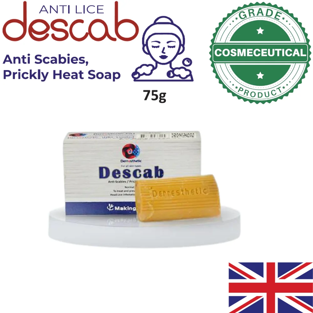 DESCAB SOAP ANTI SCABIES AND PRICKLY HEAT SOAP 75g DESCAB SOAP ANTI SCABIES AND PRICKLY HEAT SOAP 75g