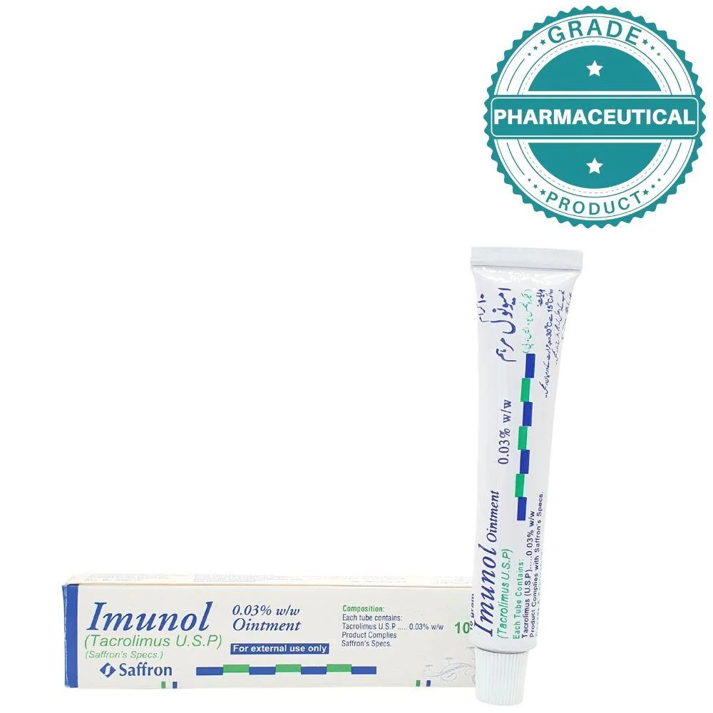 IMUNOL OINTMENT (TACORLIMUS U.S.P) 10gram IMUNOL OINTMENT (TACORLIMUS U.S.P) 10gram - Image 1