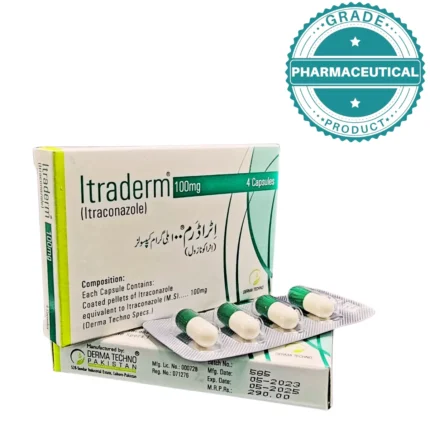 ITRADERM CAPSULE 100mg (ITRACONAZOLE)