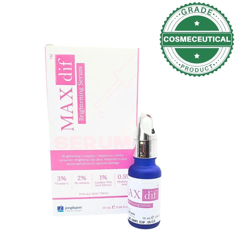 MAXDIF BRIGHTENING SERUM (BRIGHTENING COMPLEX, IMPROVES CELLULAR, ELIMINATES DARK SPOT) 20ml MAXDIF BRIGHTENING SERUM (BRIGHTENING COMPLEX, IMPROVES CELLULAR, ELIMINATES DARK SPOT) 20ml