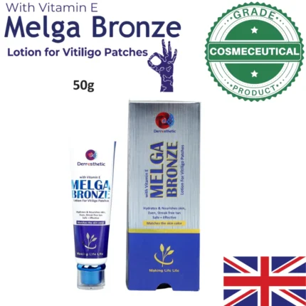 MELGA BRONZE LOTION FOR VITILIGO PATCHES WITH VITAMIN E 50g