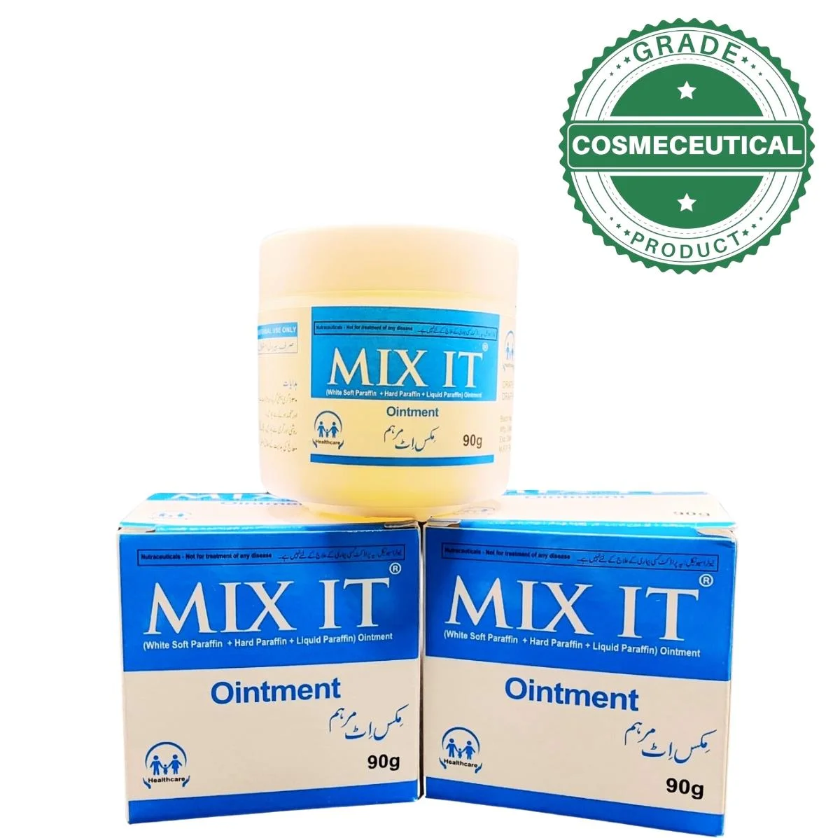 MIX IT OINTMENT (WHITE SOFT PARAFFIN, HARD PARAFFIN, LIQUID PARAFFIN) 90g MIX IT OINTMENT (WHITE SOFT PARAFFIN, HARD PARAFFIN, LIQUID PARAFFIN) 90g