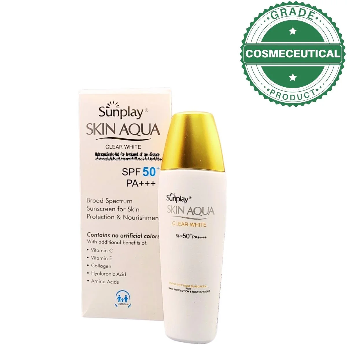SKIN AQUA CLEAR WHITE SPF 50+ PA+++ BROAD SPECTRUM SUNSCREEN FOR SKIN SKIN AQUA CLEAR WHITE SPF 50+ PA+++ BROAD SPECTRUM SUNSCREEN FOR SKIN