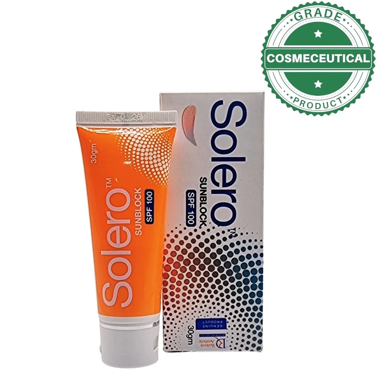 SOLERO SUNBLOCK SPF 100 NON GREASY PROTECTS SKIN FROM DARKENING 30gm SOLERO SUNBLOCK SPF 100 NON GREASY PROTECTS SKIN FROM DARKENING 30gm