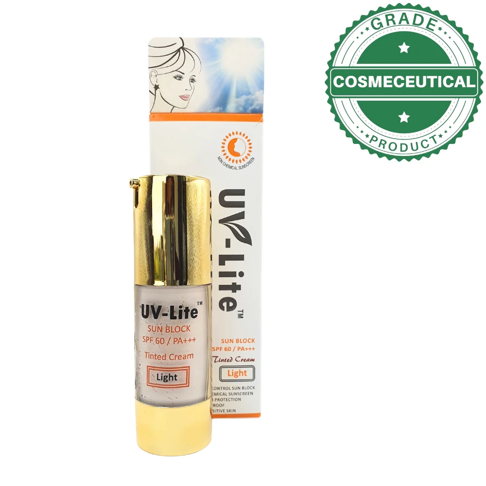 UV-LITE SPF60 PA+++ SUNBLOCK TINTED CREAM UV-LITE SPF60 PA+++ SUNBLOCK TINTED CREAM