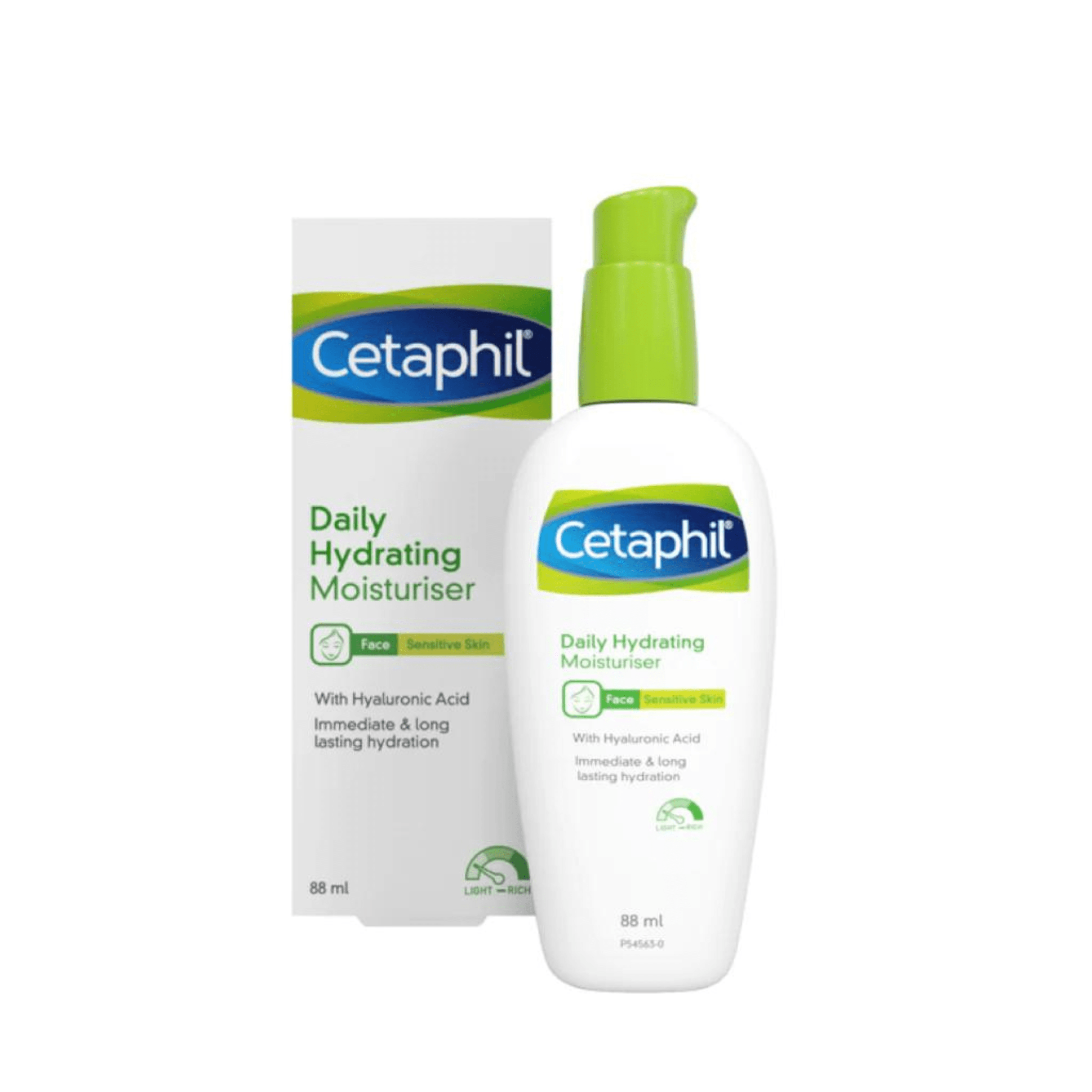 186 CETAPHIL DAILY HYDRATING MOISTURIZER FOR SENSITIVE SKIN WITH HYALURONIC ACID 88ML - Image 1