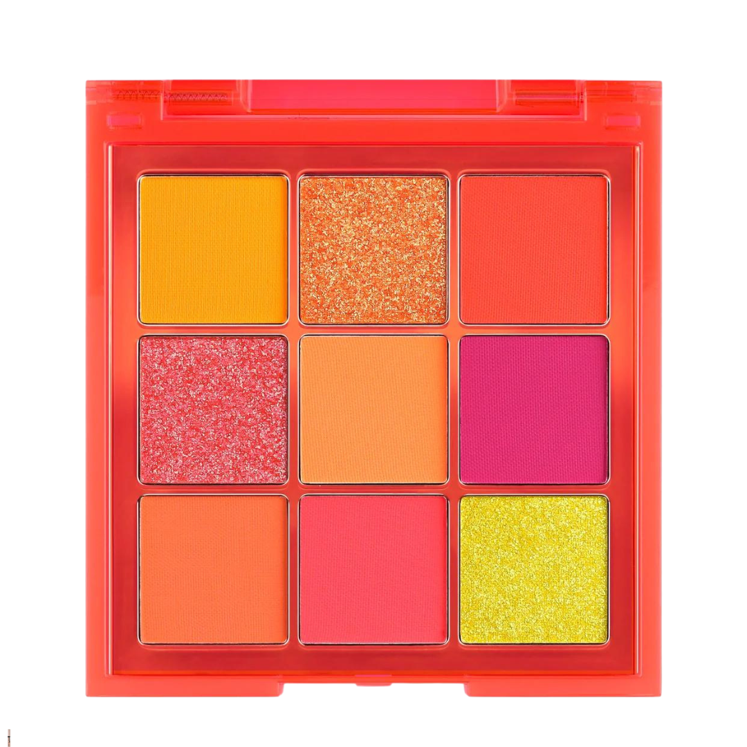 HUDA BEAUTY EYESHADOW PALLETE IN NEON ORANGE OBSESSION HUDA BEAUTY EYESHADOW PALLETE IN NEON ORANGE OBSESSION