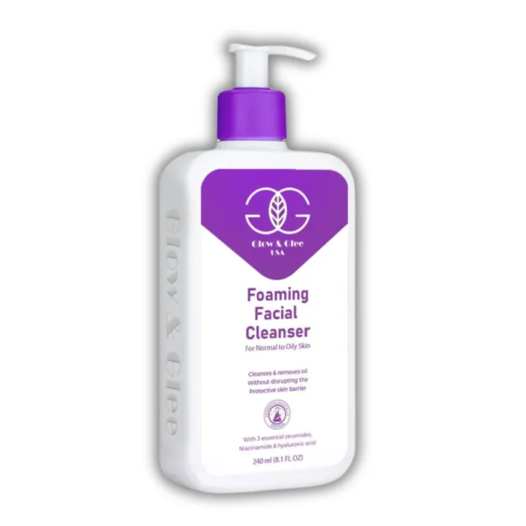 GLOW & GLEE FOAMING FACIAL CLEANSER 240ml