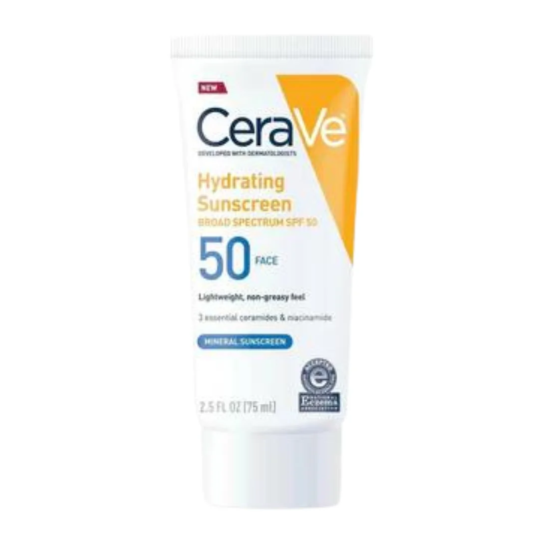 Cerave Hydrating Sunscreen Lotion SPF 50 for Face 75ml Cerave Hydrating Sunscreen Lotion SPF 50 for Face 75ml