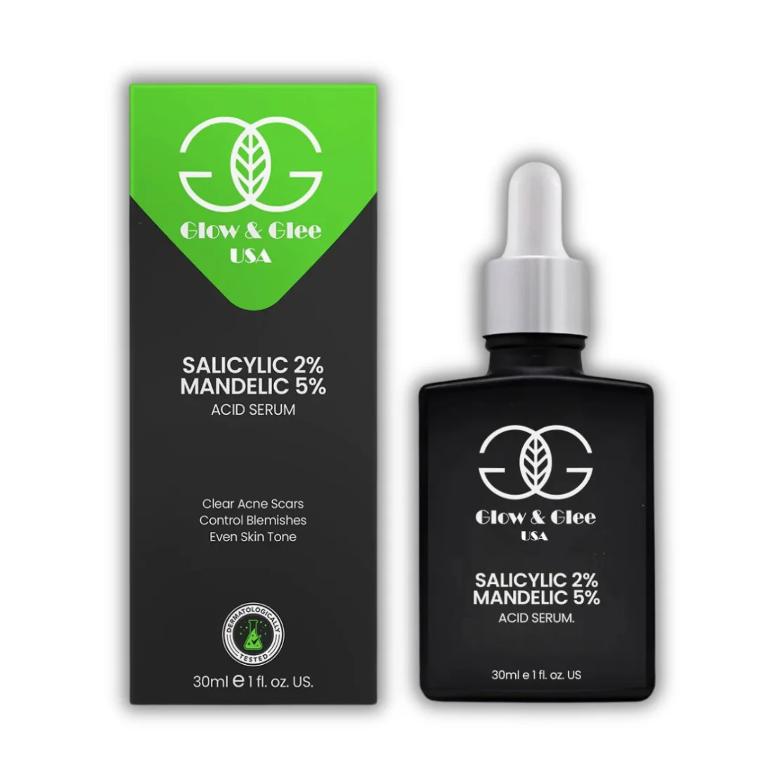 SALISYLIC 2% MANDELIC ACID SERUM 30ml BY GLOW & GLEE SALISYLIC 2% MANDELIC ACID SERUM 30ml BY GLOW & GLEE