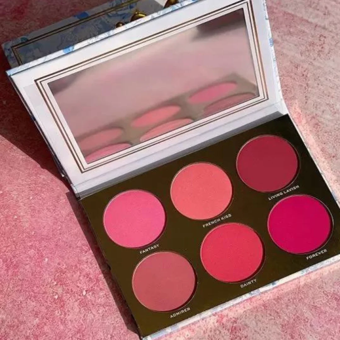 JACLYN COSMETICS ROUGE AFFAIR BLUSH PALATTE: LOVE ROSY GLOW JACLYN COSMETICS ROUGE AFFAIR BLUSH PALATTE: LOVE ROSY GLOW