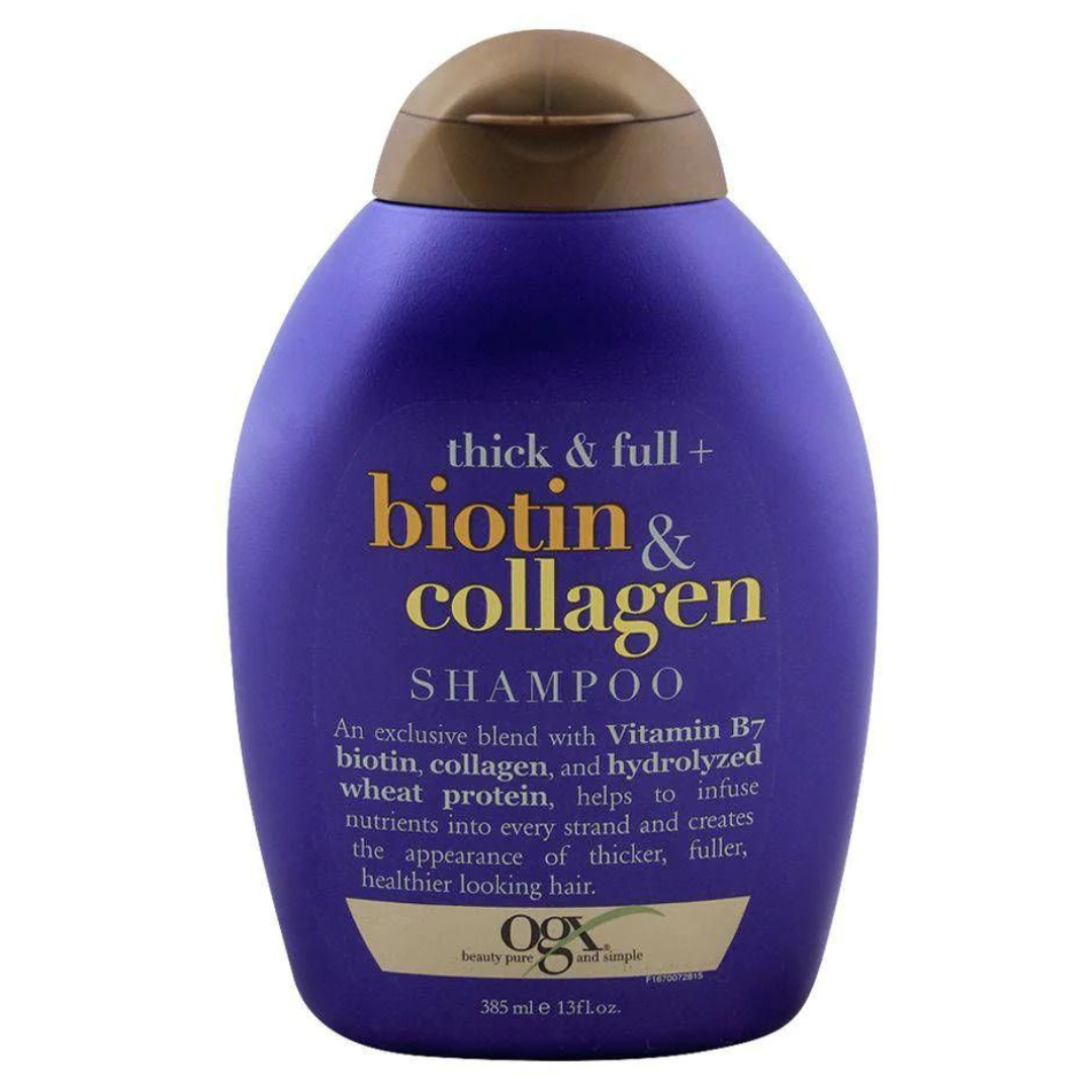 OGX THICKENING BIOTIN & COLLAGEN SHAMPOO 385ml OGX THICKENING BIOTIN & COLLAGEN SHAMPOO 385ml