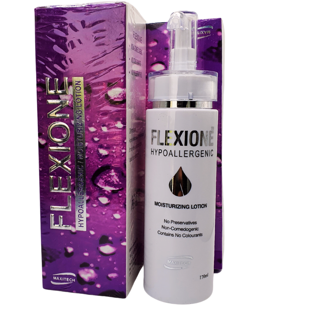 FLEXION HYPOALLERGIC LOTION CERAMIDES,ALLANTION,CAPRYLIC TRIGLYCERIDES,CYCLOMETHICONE. FLEXION HYPOALLERGIC LOTION CERAMIDES,ALLANTION,CAPRYLIC TRIGLYCERIDES,CYCLOMETHICONE.