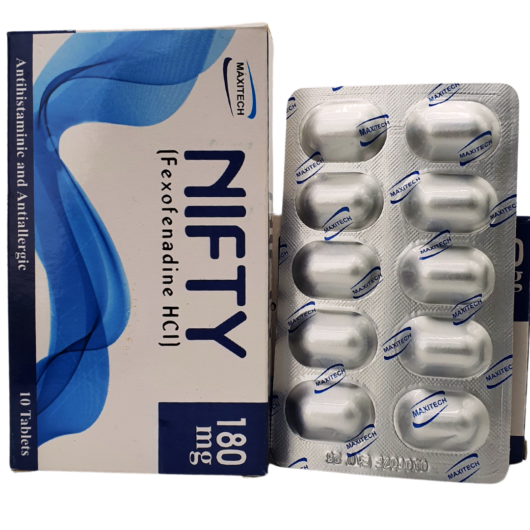 Nifty tablet 180mg FEXOFENADINE (HCL) vFEXOFENADINE (HCL)