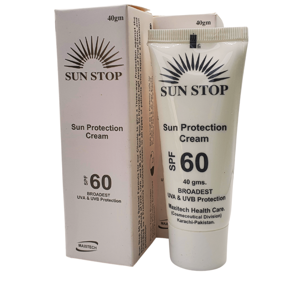 SUN Stop sun protection Cream 40gm ULTRA FINE ZINC OXIDE,MICRONIZED TITANIUM DIOXIDE,BENZOPHENONE SUN Stop sun protection Cream 40gm ULTRA FINE ZINC OXIDE,MICRONIZED TITANIUM DIOXIDE,BENZOPHENONE