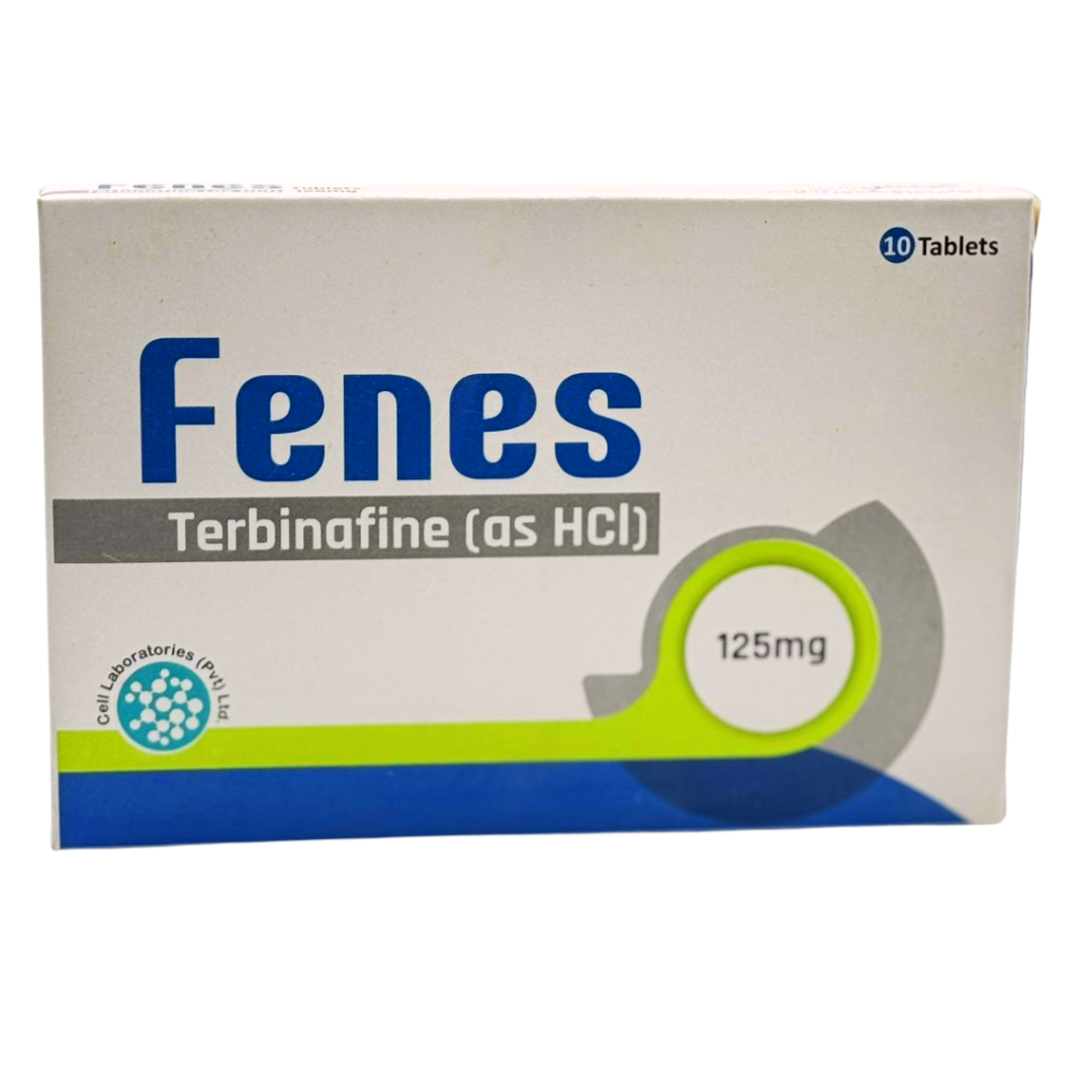 Fenes 125mg Terbinafine HCl Tablets Fenes 125mg Terbinafine HCl Tablets