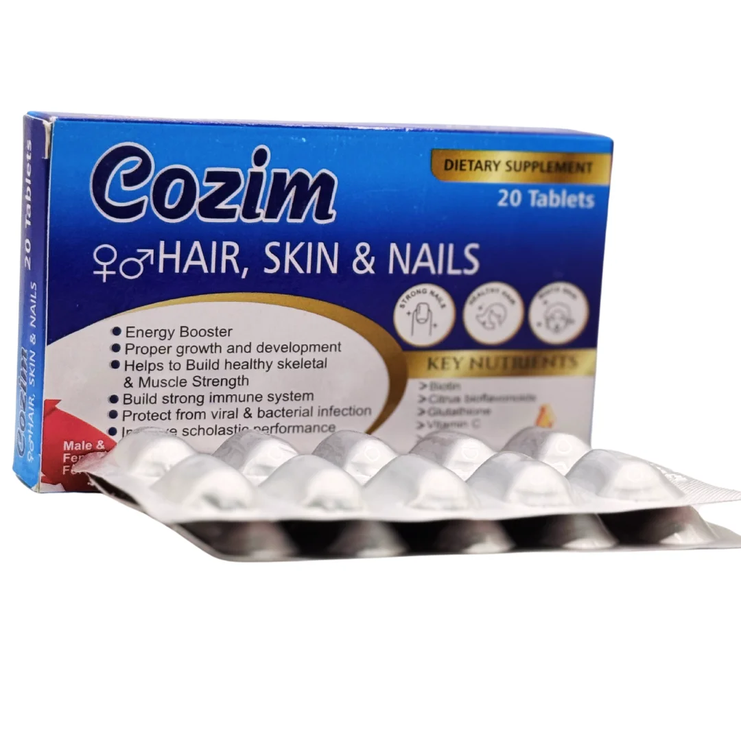 Cozim hair skin and nail suppliments Cozim hair skin and nail suppliments