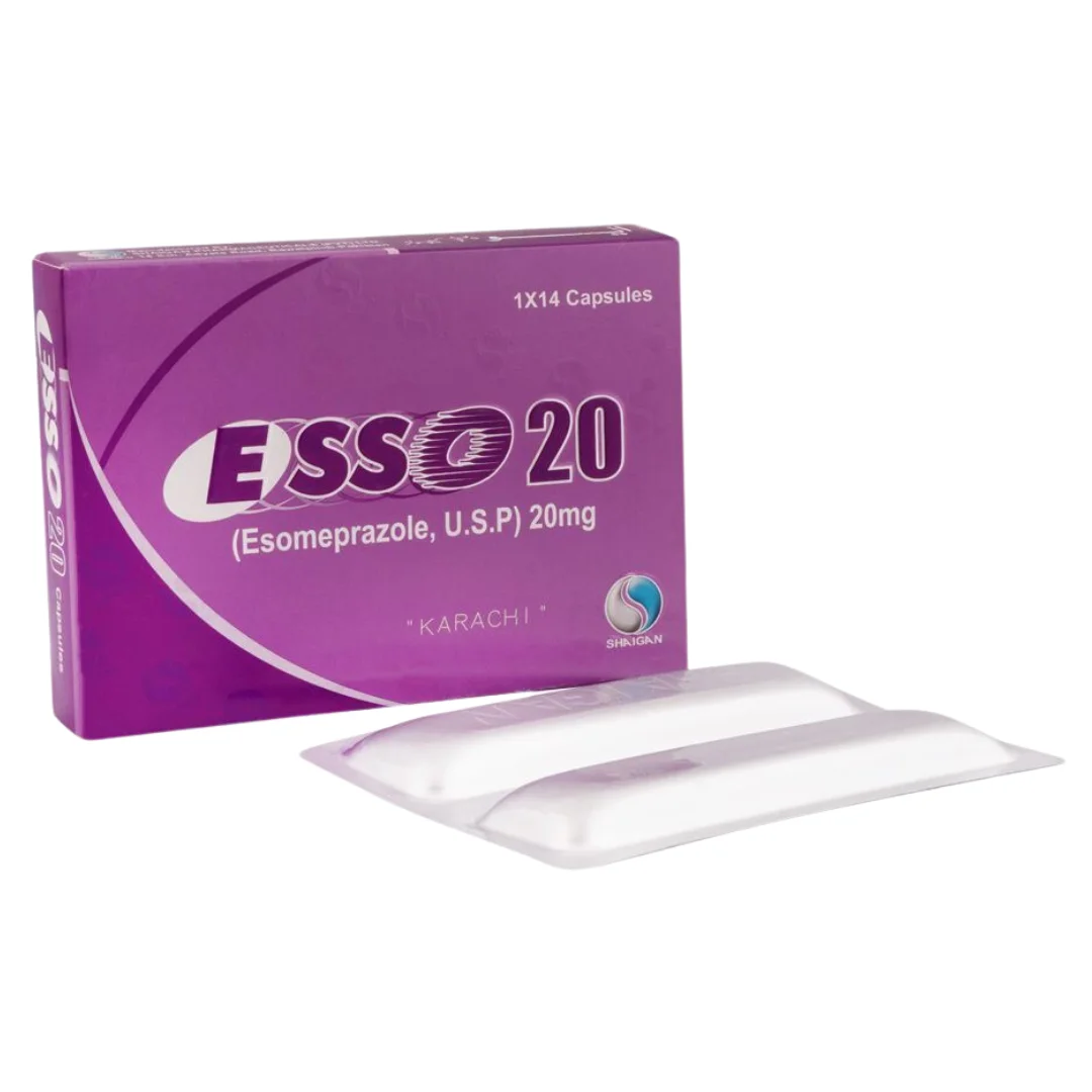 Esso 20 capsule for stomach Esso 20 capsule for stomach