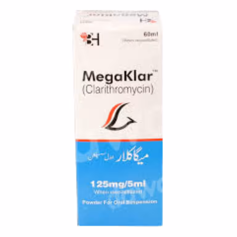 Megaklar 60Ml Suspension 125Mg/5Ml