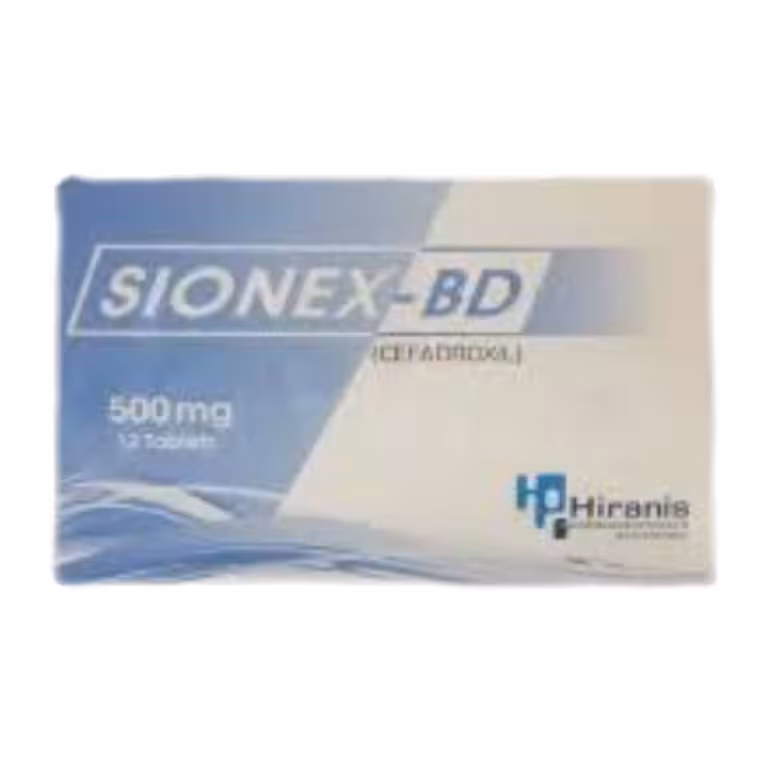 Sionex-Bd Tablets 500Mg (1 Box = 2 Strips) (1 Strip = 6 Tablets)