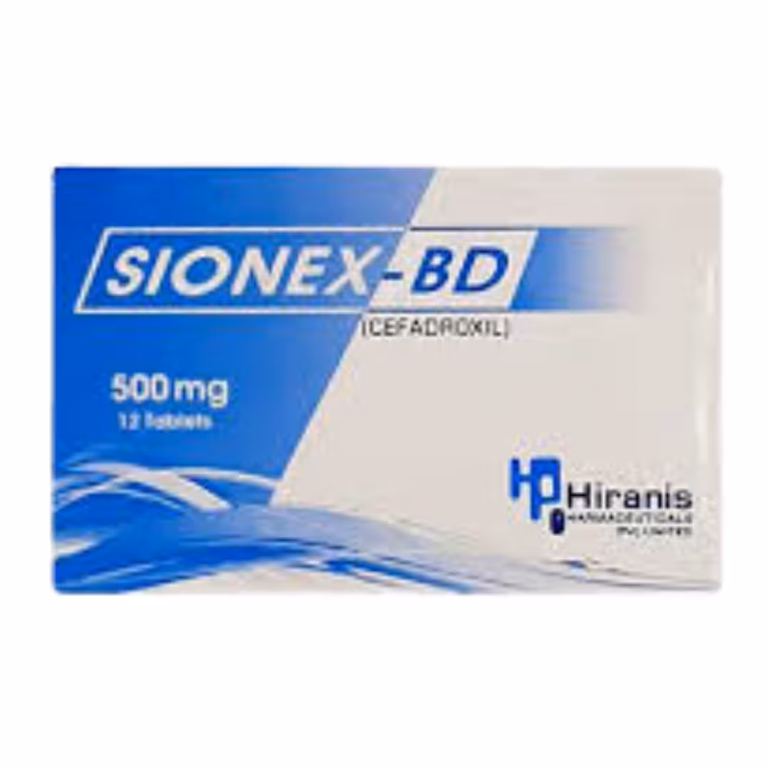 Sionex-Bd Tablets 500Mg (1 Box = 2 Strips) (1 Strip = 6 Tablets) (2) Sionex-Bd Tablets 500Mg (1 Box = 2 Strips) (1 Strip = 6 Tablets)