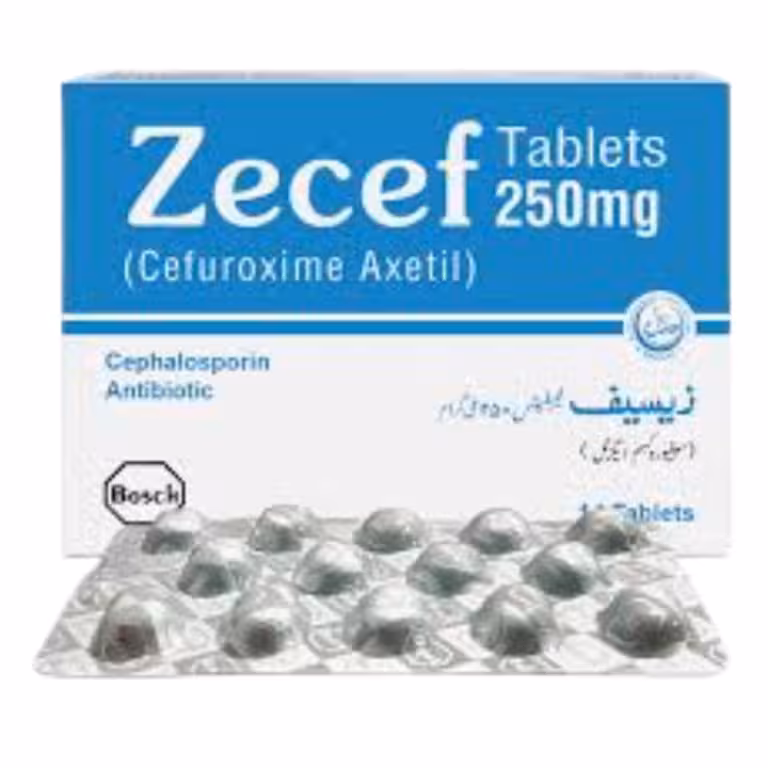 Zecef 250 Mg 14 Tablets